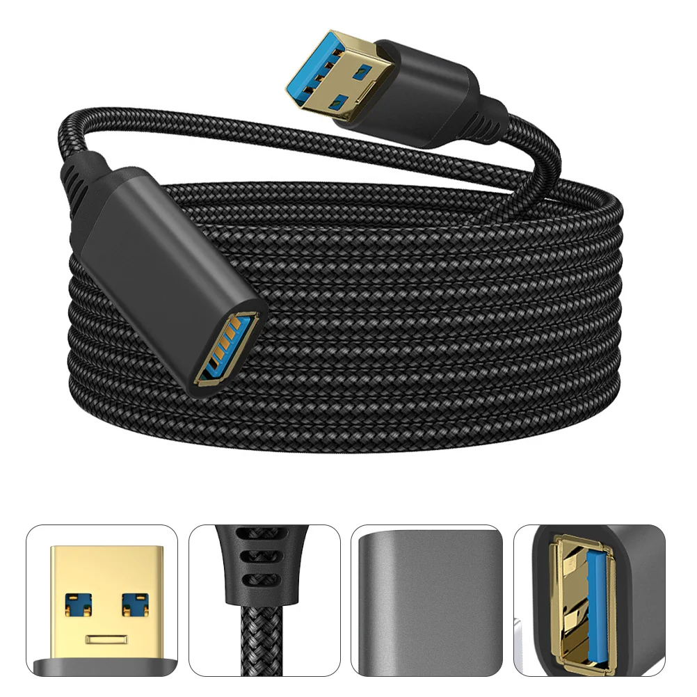 Cable Extension Data Usb Cord Transfer 3. Male Female 10Ft Camera Computer Extender 3.0 High Nylon Braided Flash Drive Keyboard
Cable Extension Data Usb Cord Transfer 3. Male Female 10Ft Camera Computer Extender 3.0 High Nylon Braided Flash Drive Keyboard