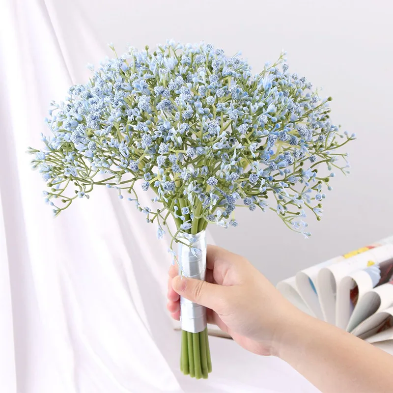 Gypsophila Simulation Flower Holding Lover's Gypsophila Wedding Wedding Bouquet Bride Holding Flowers Purple Artificial Flowers 
Gypsophila Simulation Flower Holding Lover's Gypsophila Wedding Wedding Bouquet Bride Holding Flowers Purple Artificial Flowers