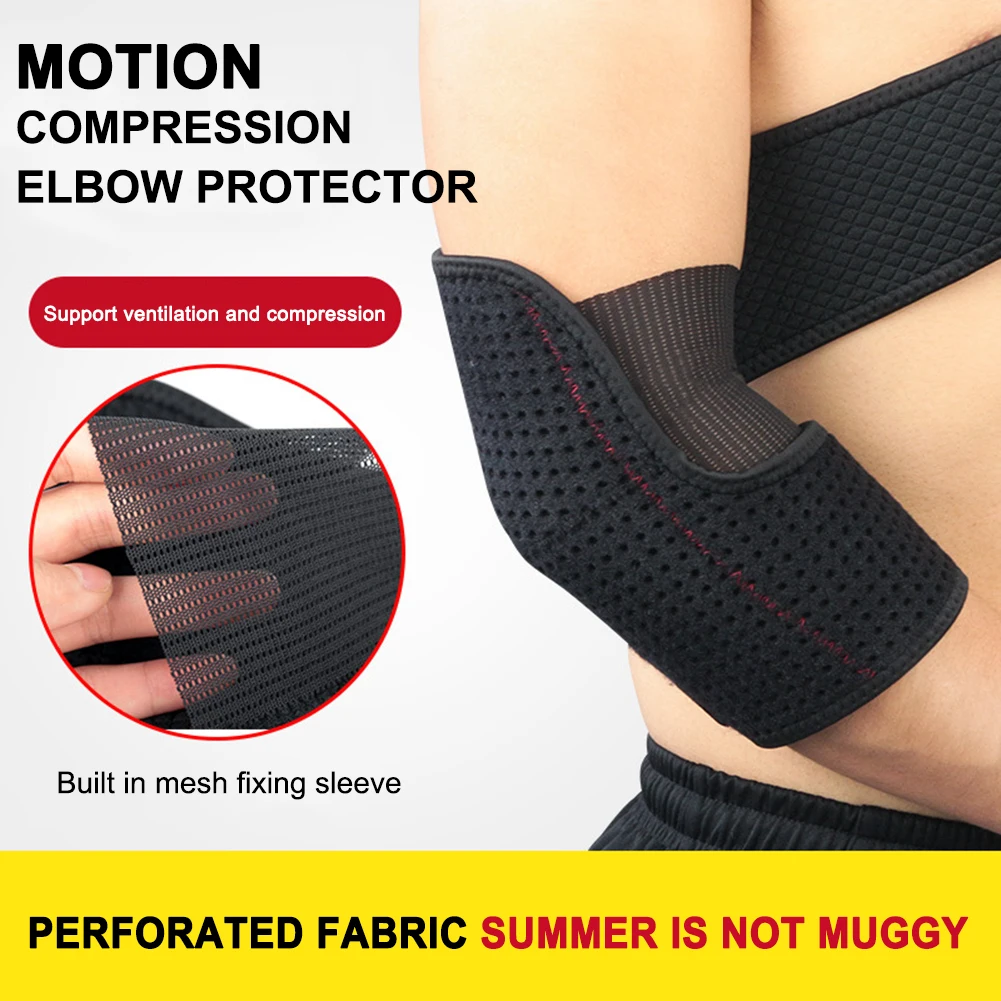 Sports Safety Compression Arm Sleeve Elastic Elbow Brace Bandage Strap Adjustable Breathable Tennis Absorb Sweat Support Guard
Sports Safety Compression Arm Sleeve Elastic Elbow Brace Bandage Strap Adjustable Breathable Tennis Absorb Sweat Support Guard