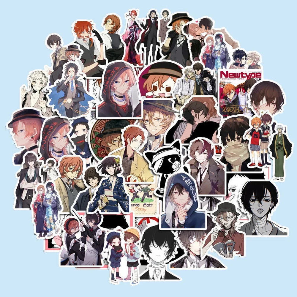 10/50Pcs Bungo Stray Dogs Anime Sticker Dazai Osamu Q Version Stickers Cute Laptop Phone Case Decor Stationery Teens Toy Decal
10/50Pcs Bungo Stray Dogs Anime Sticker Dazai Osamu Q Version Stickers Cute Laptop Phone Case Decor Stationery Teens Toy Decal