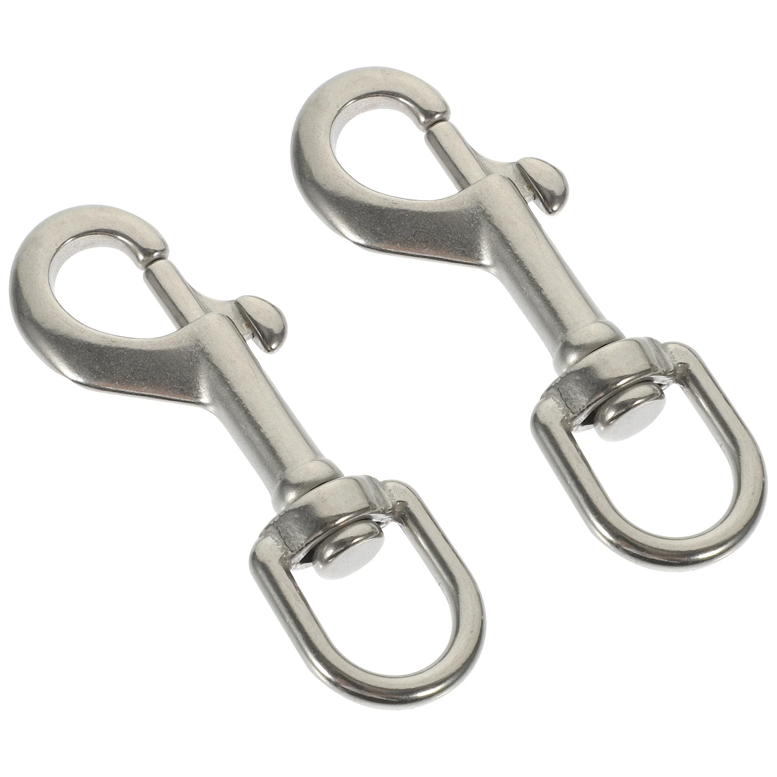 2 Pcs Swivel Hook Stainless Steel Diving Hooks Marine Snap Convenient 316 Bolt Dog Chain
2 Pcs Swivel Hook Stainless Steel Diving Hooks Marine Snap Convenient 316 Bolt Dog Chain