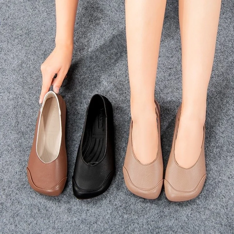2022 New Simple Design Ladies Flat Shoes Soft Women Square Toe Vintage Flats Female Casual Boat Shoes Retro Leisure Shoes Girl
2022 New Simple Design Ladies Flat Shoes Soft Women Square Toe Vintage Flats Female Casual Boat Shoes Retro Leisure Shoes Girl