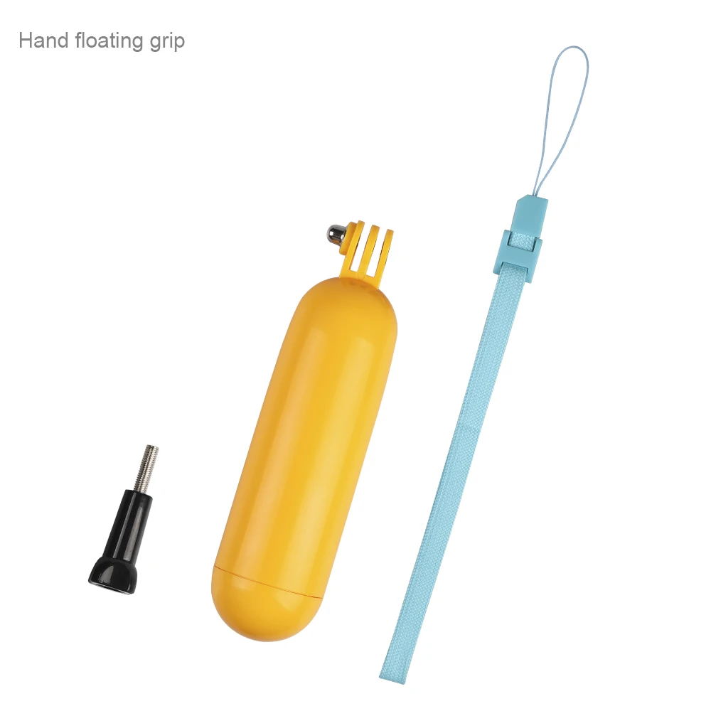 

Go Pro Accessories Waterproof Floating Handle Grip Bobber for GoPro 9 8 7 6 5 4 Yi 4K SJ4000 Sj7 H8 H9R DJI OSMO AKASO CAMPARKs