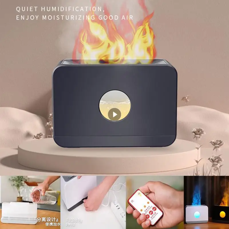 USB Essential Oil Diffuser Simulation Flame Ultrasonic Humidifier Home Office Air Freshener Fragrance Sooth Sleep Atomizer
USB Essential Oil Diffuser Simulation Flame Ultrasonic Humidifier Home Office Air Freshener Fragrance Sooth Sleep Atomizer