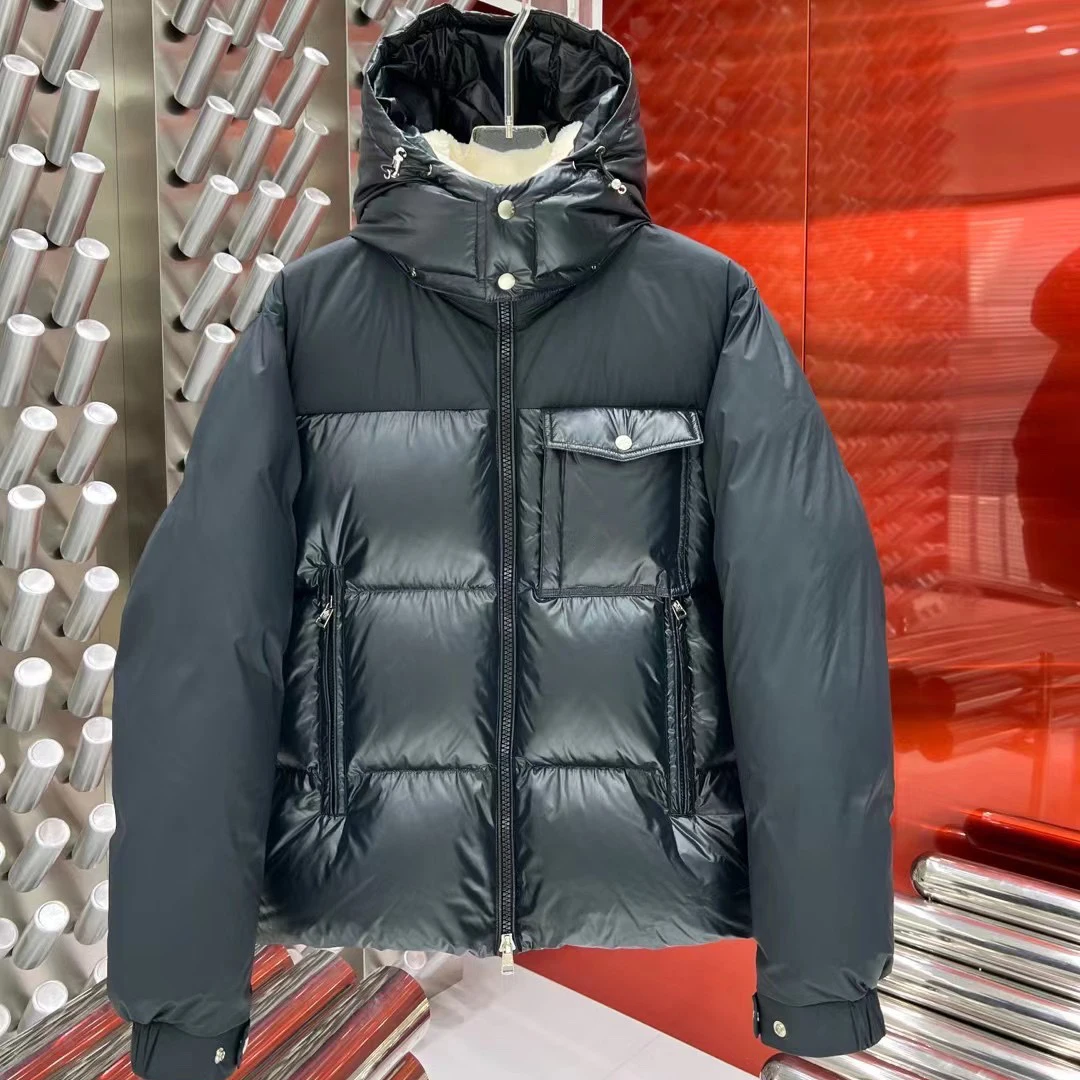 

Новинка зимняя мужская куртка высшего качества утепленная свободная одежда марки Mon France сохраняющий тепло белый утиный пух Мужское пальто оверсайз