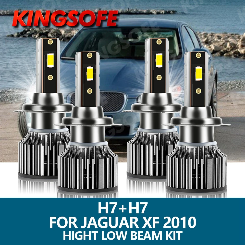 Автомобильные светодиодные фары KINGSOF, 4 шт., H7, 100 лм, 6500 Вт, чип CSP, 2010 К, комплект белых автомобильных турбо фар ближнего света для JAGUAR XF
Автомобильные светодиодные фары KINGSOF, 4 шт., H7, 100 лм, 6500 Вт, чип CSP, 2010 К, комплект белых автомобильных турбо фар ближнего света для JAGUAR XF
