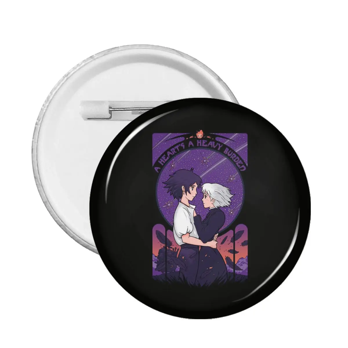 Howl'S Moving Castle A Heart'S A Heavy Burden Soft Button Pins Amine Collections Gift Ghibli Miyazaki Anime Brooches Badge
Howl'S Moving Castle A Heart'S A Heavy Burden Soft Button Pins Amine Collections Gift Ghibli Miyazaki Anime Brooches Badge