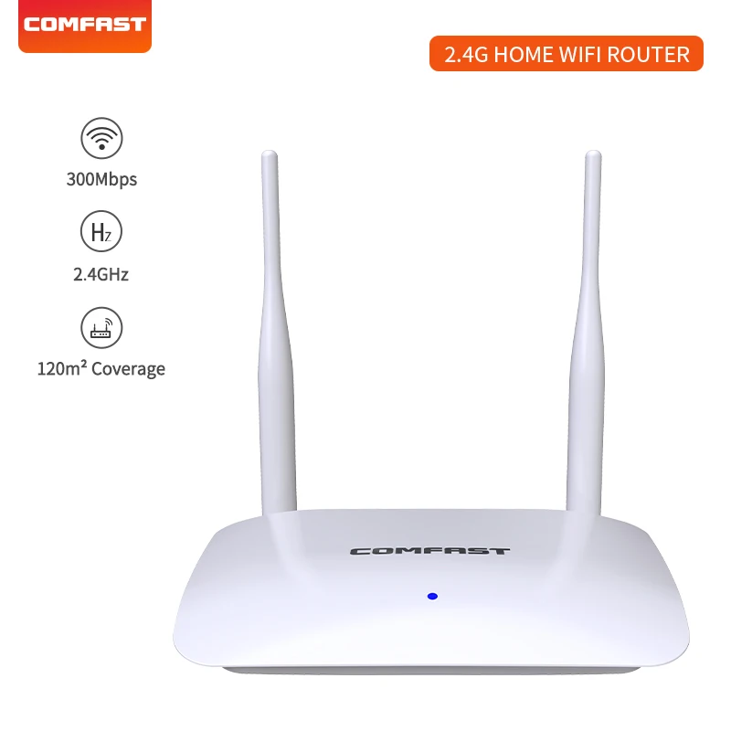 Comfast 2.4G WiFi Router 300Mbps Home Wireless Router RJ45 WAN LAN MT7628KN 5dBi Wifi Extender Covering House Easily
Comfast 2.4G WiFi Router 300Mbps Home Wireless Router RJ45 WAN LAN MT7628KN 5dBi Wifi Extender Covering House Easily