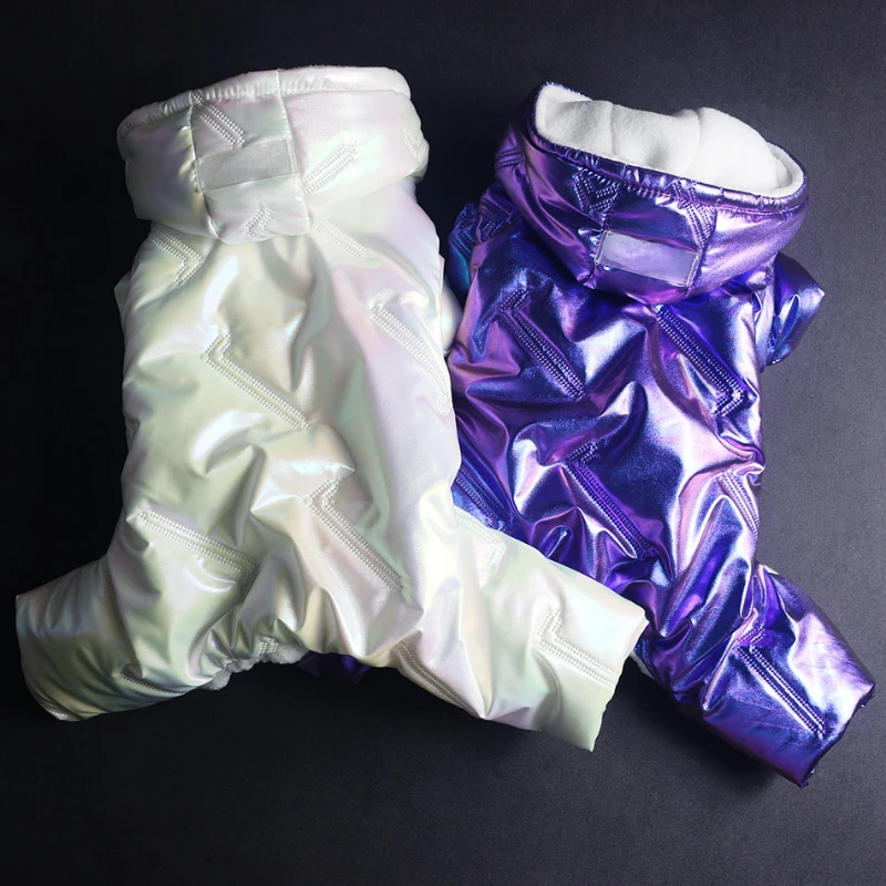Puppy Clothes Winter Solid Color Thickened Illusion Four-legged Down Padded Jacket Dog Coat Schnauzer French Bulldog Pet Clothes 
Puppy Clothes Winter Solid Color Thickened Illusion Four-legged Down Padded Jacket Dog Coat Schnauzer French Bulldog Pet Clothes