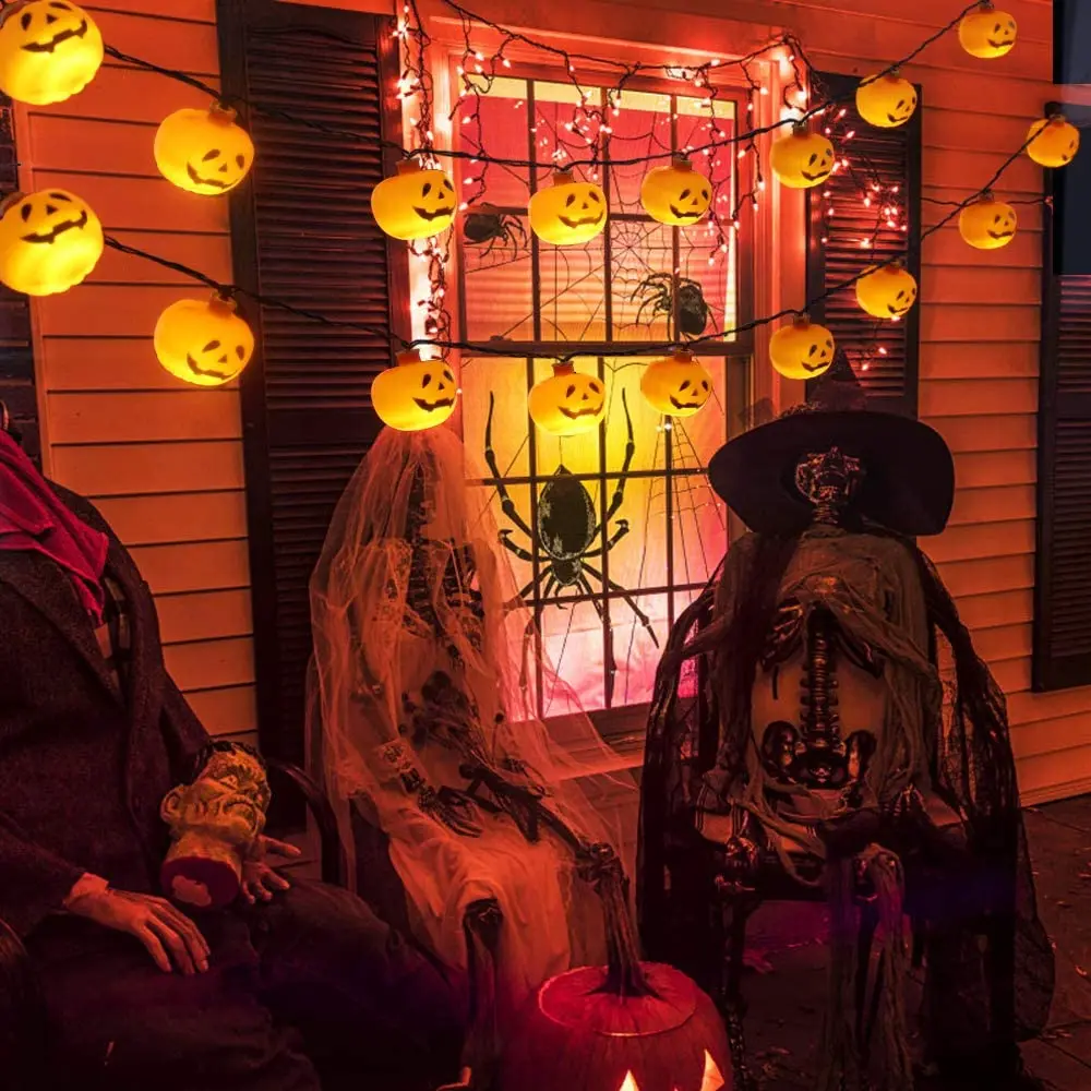 Battery Light Halloweenstring Light Halloween Jack-o-lanterns Scary Setting Decorative Lights Festive Atmosphere
Battery Light Halloweenstring Light Halloween Jack-o-lanterns Scary Setting Decorative Lights Festive Atmosphere