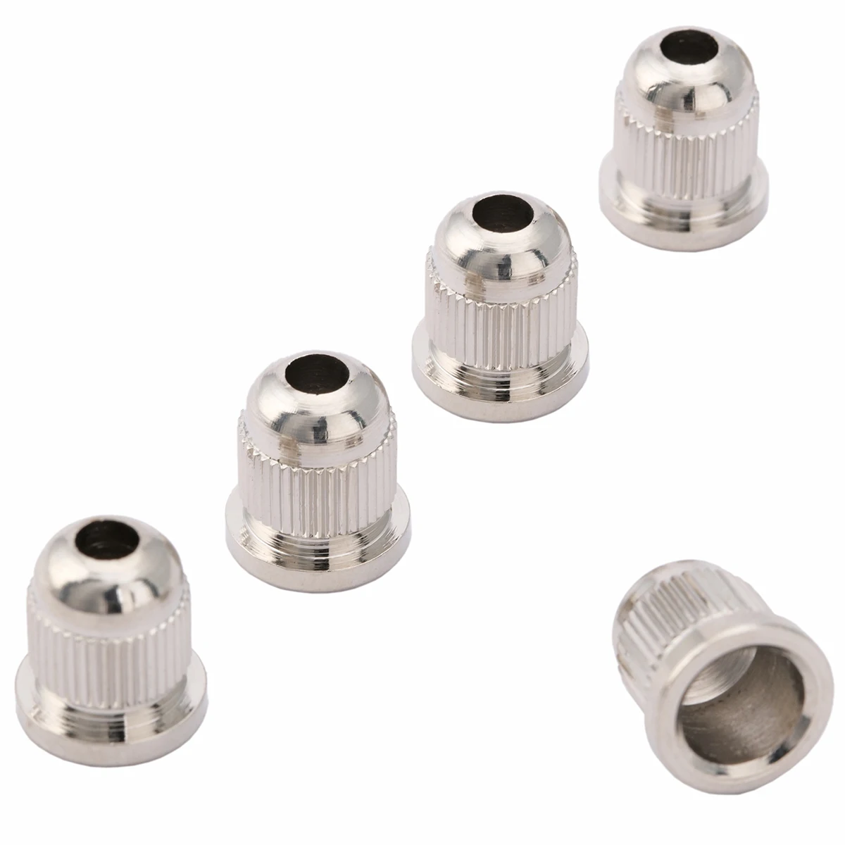 Musiclily Pro 13.2mm Steel Bass String Ferrules String Through Body for 4/5 String Electric Bass, Nickel (Set of 5)
Musiclily Pro 13.2mm Steel Bass String Ferrules String Through Body for 4/5 String Electric Bass, Nickel (Set of 5)