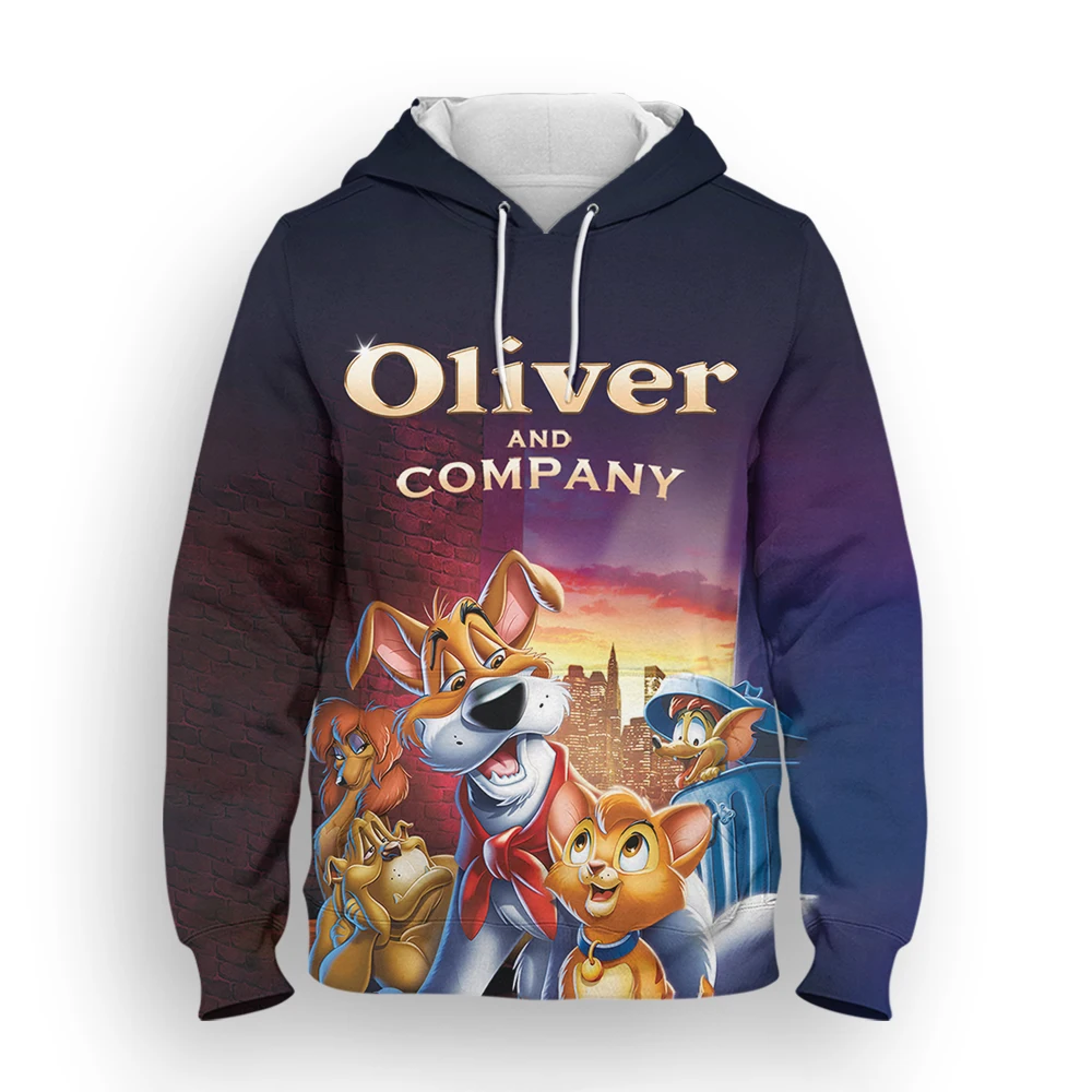 Oliver Company Men's Sweatshirt Hoodie Casual Cartoon Hoodie Men's Disney 3D Printed Men's Sweatshirt
Oliver Company Men's Sweatshirt Hoodie Casual Cartoon Hoodie Men's Disney 3D Printed Men's Sweatshirt