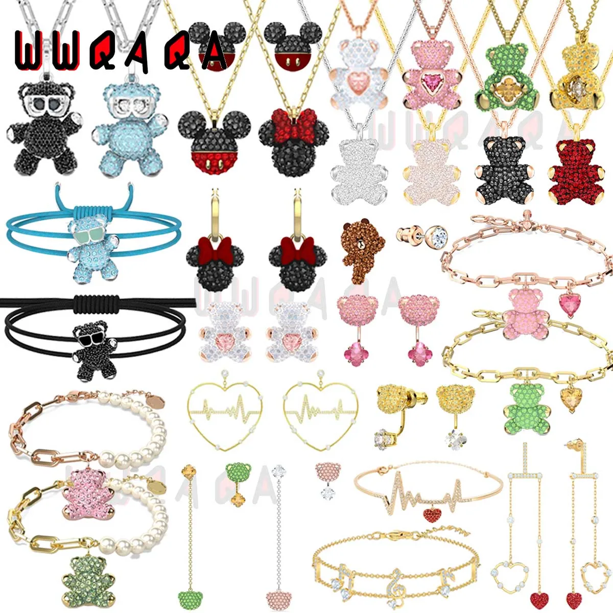 2023 Teddy Original Fine Jewelry Sets Charm Blue Pink Cute Animal Crystal Fashion Necklace Earrings Bracelet For Women With Logo
2023 Teddy Original Fine Jewelry Sets Charm Blue Pink Cute Animal Crystal Fashion Necklace Earrings Bracelet For Women With Logo