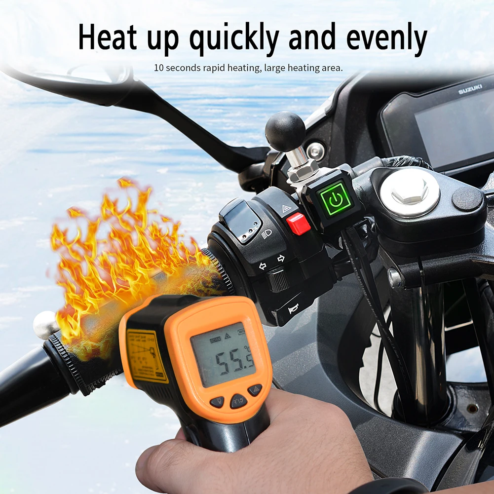 Motorcycle Cover Set 10 Seconds Heating DC12V Electric Heating Fabric Large Heating Area PVC Strap Pure Rubber
Motorcycle Cover Set 10 Seconds Heating DC12V Electric Heating Fabric Large Heating Area PVC Strap Pure Rubber