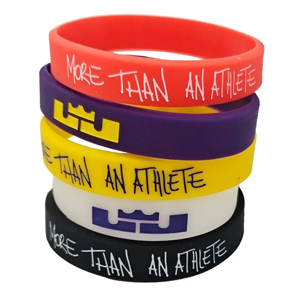 1PC Basketball More than an Athlete Silicone Bracelets&Bangles Letters Wristband Sports Rubber Fashion Jewelry Gifts
1PC Basketball More than an Athlete Silicone Bracelets&Bangles Letters Wristband Sports Rubber Fashion Jewelry Gifts
