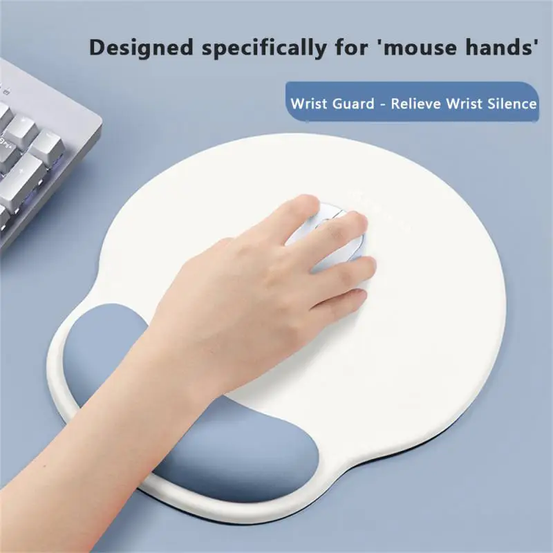 

Office Ergonomic Mouse Pad Multiple Colors With Wrist Rest With Hand Rest Mice May Wrist Support Computer Macbook Accessories