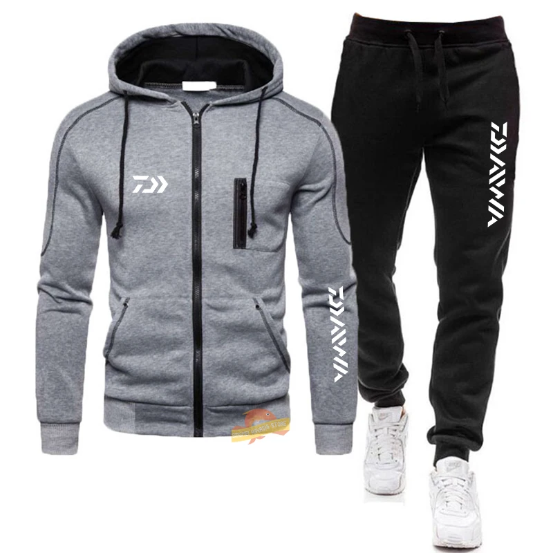 2023 New Mens Outdoor Casual Sports Set Autumn Winter Long Sleeve Sweater Pants Solid Zipper Hooded Fishing Suit Fashion Clothes 
2023 New Mens Outdoor Casual Sports Set Autumn Winter Long Sleeve Sweater Pants Solid Zipper Hooded Fishing Suit Fashion Clothes