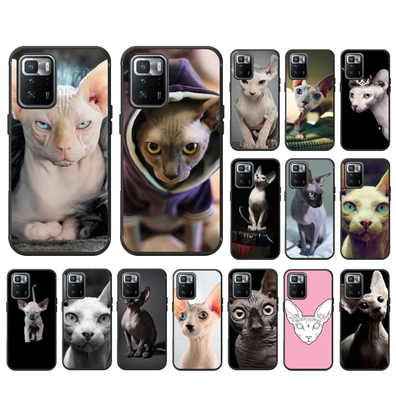 

Hairless Beerus cat Phone Case for Xiaomi Mi 11T 11lite 11T pro Poco X3 Pro Redmi Note8 Note10 Note9 Pro Note 11Redmi 10 9 9C