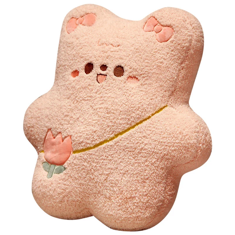

40 см милый мультяшный печенье медведь плюшевая игрушка кукла подушка мягкий диван сиденье Подушка симпатичный ребенок девочка подарок на д...