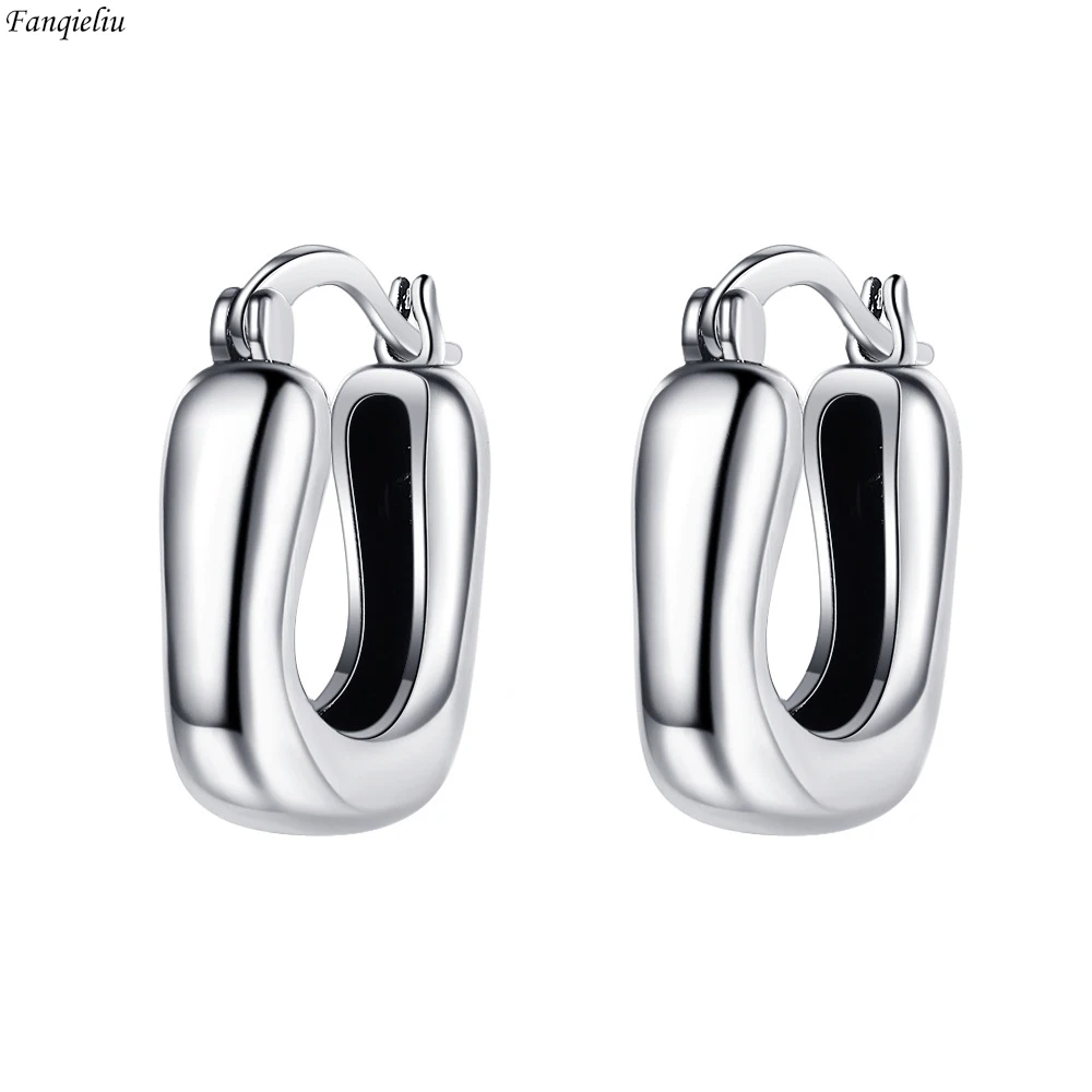 Fanqieliu Original Jewelry 925 Silver Needle Hoop Earrings For Woman Fashion New FQL23168
Fanqieliu Original Jewelry 925 Silver Needle Hoop Earrings For Woman Fashion New FQL23168