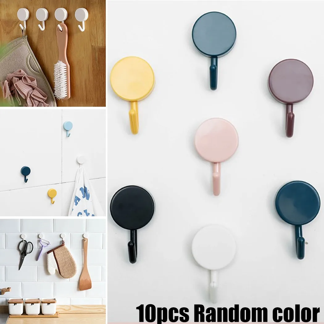10PCS Self Adhesive Wall Hook Strong Kitchen Storage Sticky Hooks Towel Bag Clothing Bathroom Door Hanger Home Organizer Hooks
10PCS Self Adhesive Wall Hook Strong Kitchen Storage Sticky Hooks Towel Bag Clothing Bathroom Door Hanger Home Organizer Hooks