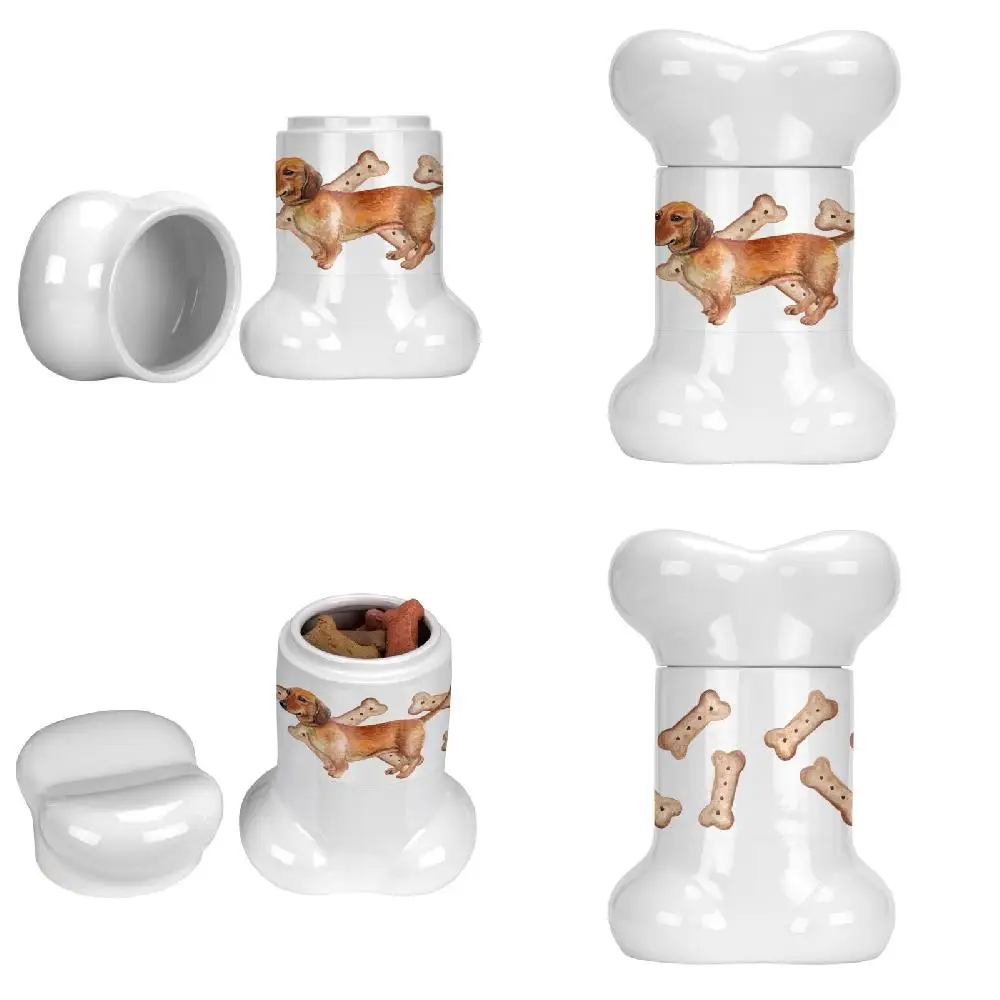 Fantastic Durable, Adorable Multicolor Bone Shaped Treat Jar: An Ideal Present for Dachshund Fans and Pet Enthusiasts.
Fantastic Durable, Adorable Multicolor Bone Shaped Treat Jar: An Ideal Present for Dachshund Fans and Pet Enthusiasts.