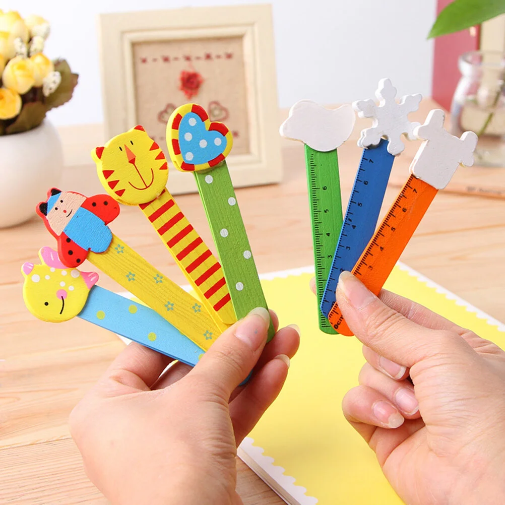 10 Pcs Wooden Ruler Cartoon Scale Bookmarks Japanese Korean Bookmarker Kids Bamboo Child
10 Pcs Wooden Ruler Cartoon Scale Bookmarks Japanese Korean Bookmarker Kids Bamboo Child