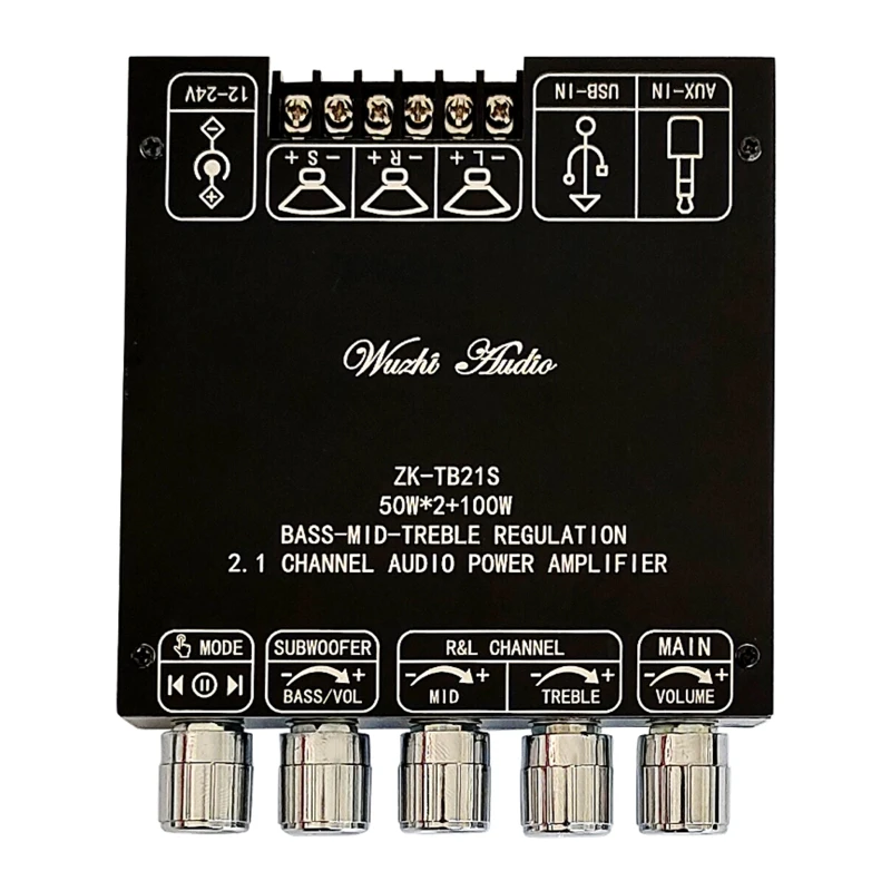 ZK-TB21S Bluetooth-совместимая стереосистема Amp, стереоплата 2,1 канала 12-24 В L21A
ZK-TB21S Bluetooth-совместимая стереосистема Amp, стереоплата 2,1 канала 12-24 В L21A
