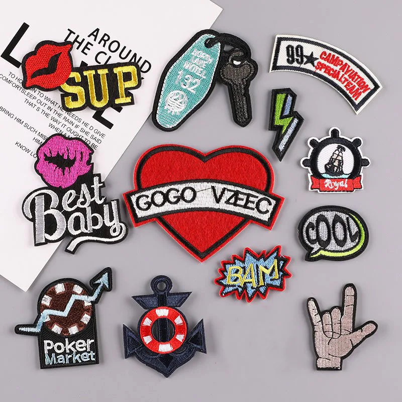 Embroidery Logo Letter Badge Patch Stickers Heat Transfer Love Jewelry Accessories Accessories Embroidery Cloth Stickers
Embroidery Logo Letter Badge Patch Stickers Heat Transfer Love Jewelry Accessories Accessories Embroidery Cloth Stickers