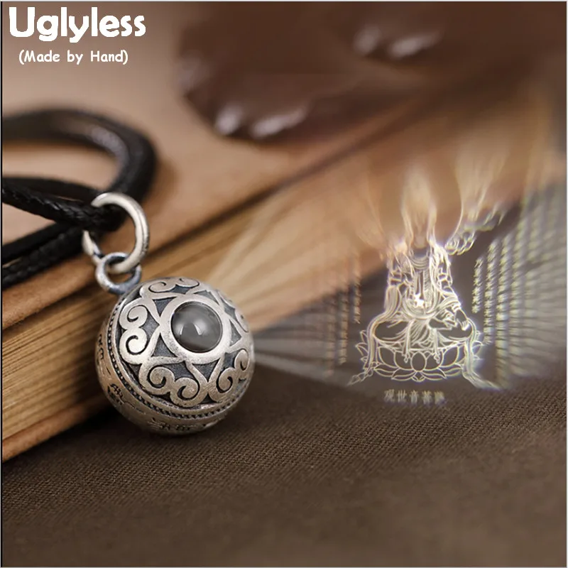 Uglyless Novel Projection Buddha Heart Sutra Pendants Nanolithography Real 990 Silver Buddhistic Jewelry for Buddhists P1120
Uglyless Novel Projection Buddha Heart Sutra Pendants Nanolithography Real 990 Silver Buddhistic Jewelry for Buddhists P1120