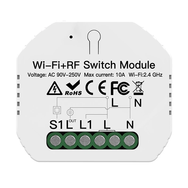 Tuya Wifi DIY Switch Supports 10A Smart Home Automation Module Works With Alexa Google Home
Tuya Wifi DIY Switch Supports 10A Smart Home Automation Module Works With Alexa Google Home