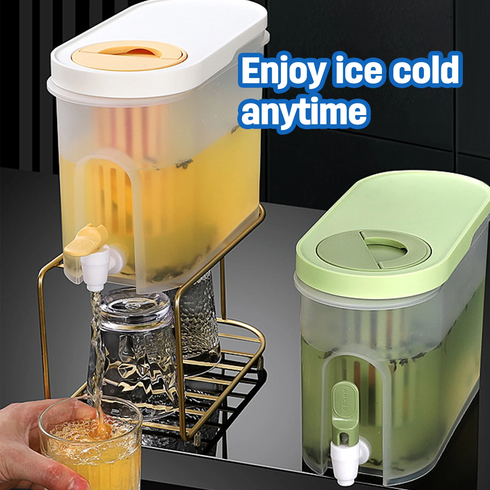3.9L Home Cold Kettle With Faucet Refrigerator Cool Water Pitcher Beverage Dispenser Lemonade Bottle Juice Jar Drink Tea Bucket
3.9L Home Cold Kettle With Faucet Refrigerator Cool Water Pitcher Beverage Dispenser Lemonade Bottle Juice Jar Drink Tea Bucket