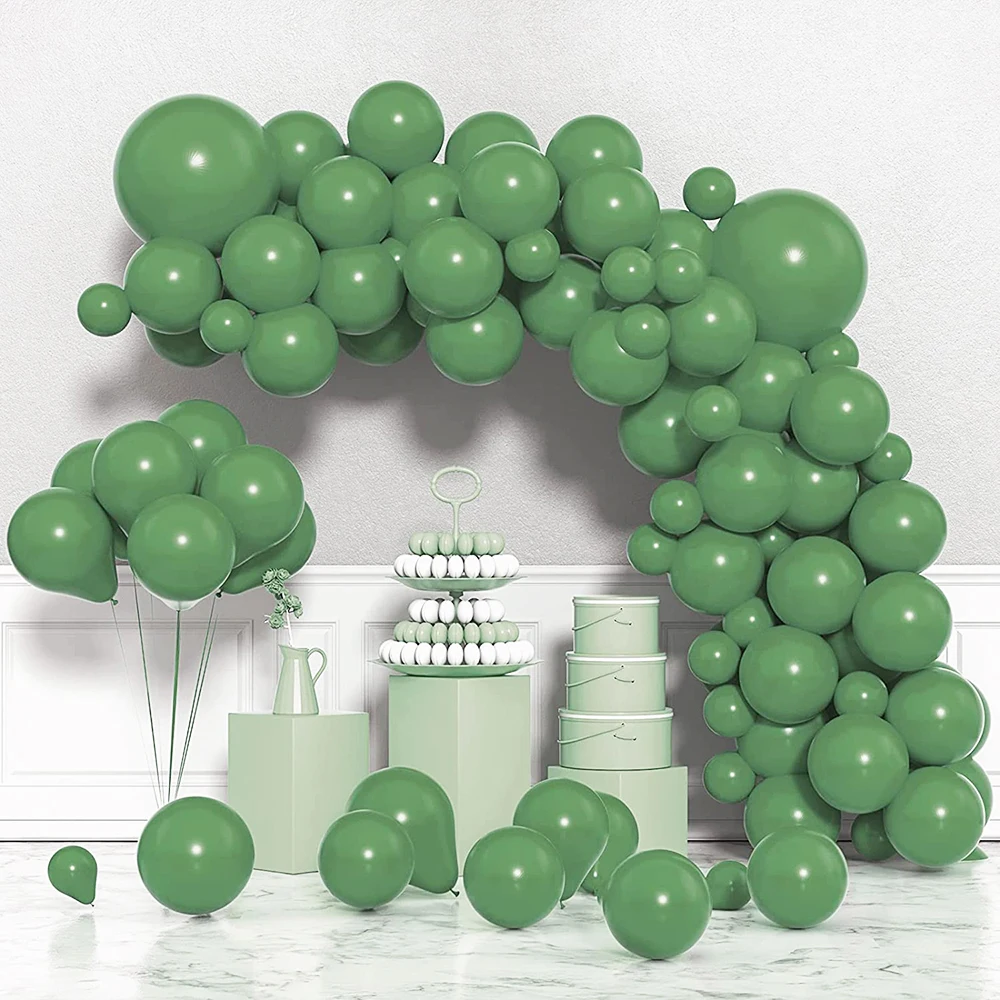 1 Set Retro Sage Olive Green Balloon Garland Arch Kit Matte Latex Ballon Baby Shower 1st Birthday Party Decor Wedding Air Globos
1 Set Retro Sage Olive Green Balloon Garland Arch Kit Matte Latex Ballon Baby Shower 1st Birthday Party Decor Wedding Air Globos