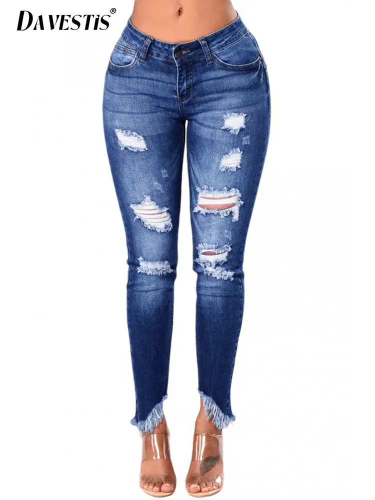 Fashion Personality Classic Jeans Women's 2023 Spring Irregular Ripped Fringed Ankle Jeans Ladies Street Fashion Skinny Trousers
Fashion Personality Classic Jeans Women's 2023 Spring Irregular Ripped Fringed Ankle Jeans Ladies Street Fashion Skinny Trousers