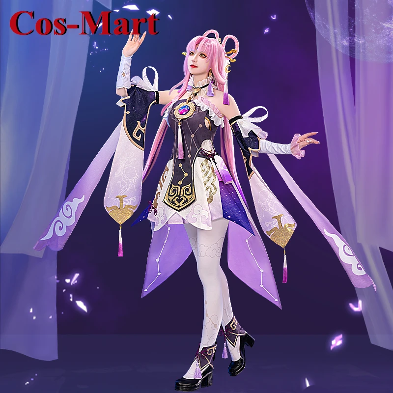 Cos-Mart Hot Game Honkai: Star Rail Fu Xuan Cosplay Costume Sweet Elegant Combat Uniform Female Activity Role Play Clothing
Cos-Mart Hot Game Honkai: Star Rail Fu Xuan Cosplay Costume Sweet Elegant Combat Uniform Female Activity Role Play Clothing