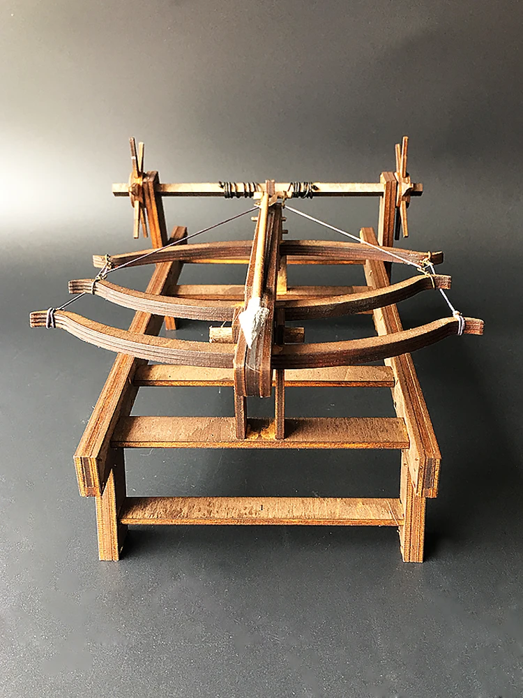 Modelo de carro antiguo de madera juguete de rompecabezas 3D para Siege modelo de cama de tres arcos de ballesta bricolaje
Modelo de carro antiguo de madera juguete de rompecabezas 3D para Siege modelo de cama de tres arcos de ballesta bricolaje