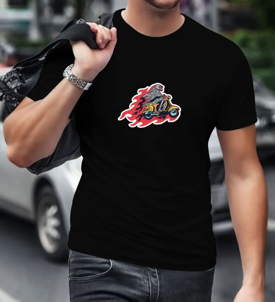 Черный дизайнерский Байкерский Скелет BK в подарок
Черный дизайнерский Байкерский Скелет BK в подарок