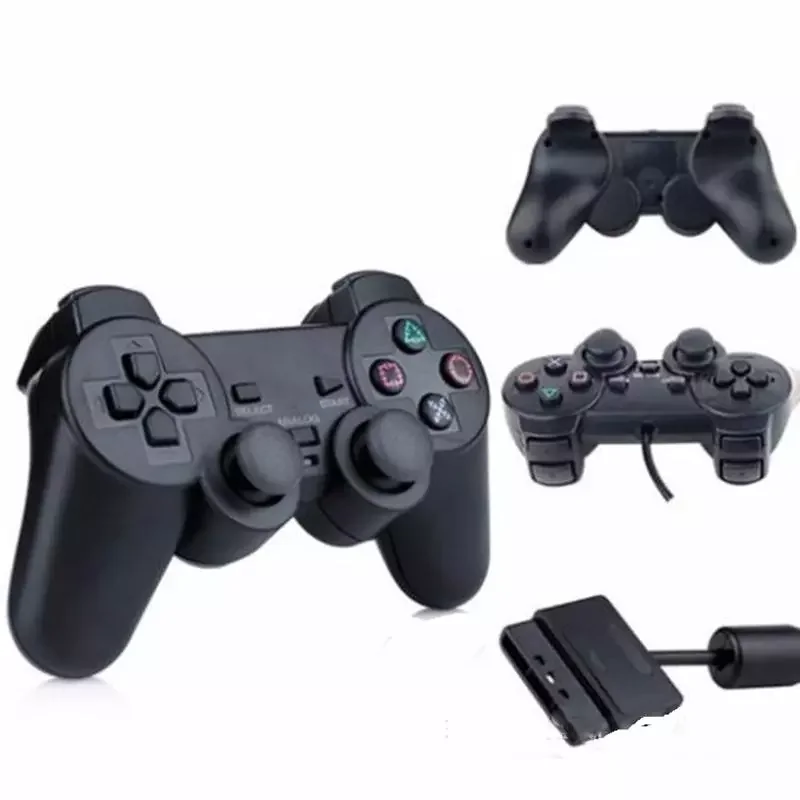 Wired gamepad For Sony PS2 Controller Game Joystick Double Vibration Game Controller for PlayStation 2 Ps2 controller Game
Wired gamepad For Sony PS2 Controller Game Joystick Double Vibration Game Controller for PlayStation 2 Ps2 controller Game