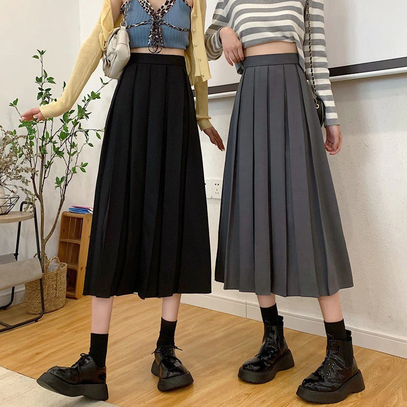 Long Skirt for Women 2022 Spring Summer High Waist A Line Black Midi Skirts Elegant Fashion Pleated Maxi Skirt Elastic Waist
Long Skirt for Women 2022 Spring Summer High Waist A Line Black Midi Skirts Elegant Fashion Pleated Maxi Skirt Elastic Waist