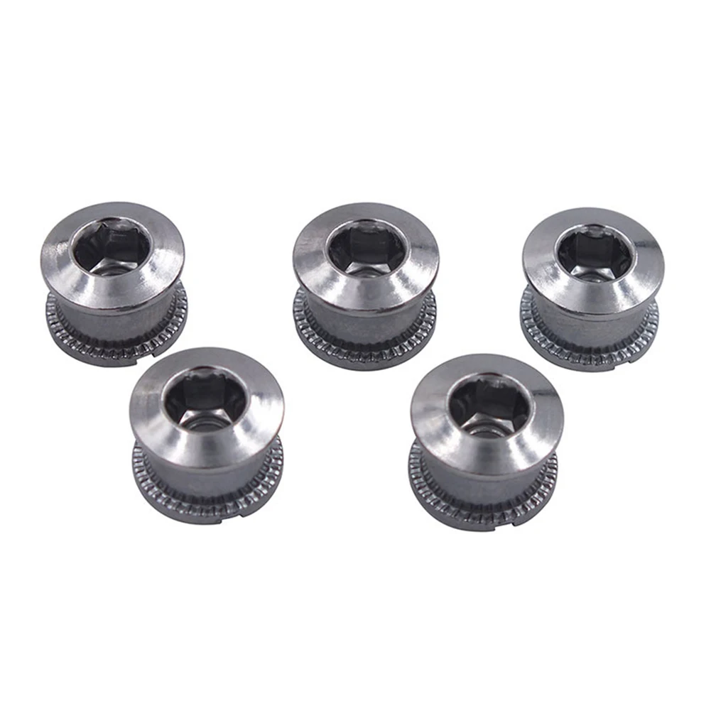 5pcs Crankset Bolts Crank Bolt Set Chainring Bolts Crank Screws Nuts Short/long Version For Single/two-piece Chainring
5pcs Crankset Bolts Crank Bolt Set Chainring Bolts Crank Screws Nuts Short/long Version For Single/two-piece Chainring