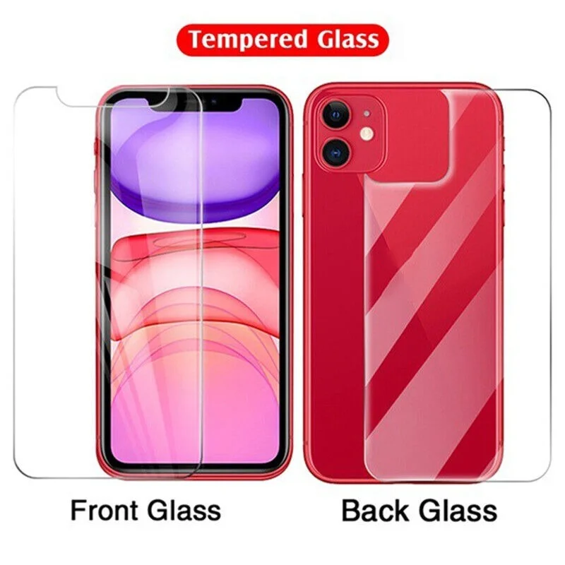 Front+Back Transparent Rear 9H Tempered Glass Protective Film For iPhone 13 Pro Max 12 Pro Max 11 Pro Max 12 Mini 7 8 se 13 mini
Front+Back Transparent Rear 9H Tempered Glass Protective Film For iPhone 13 Pro Max 12 Pro Max 11 Pro Max 12 Mini 7 8 se 13 mini