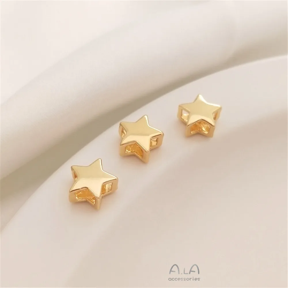 Double layer five pointed star hollowed out Star Bracelet bead separated DIY Necklace Earring Pendant accessories
Double layer five pointed star hollowed out Star Bracelet bead separated DIY Necklace Earring Pendant accessories
