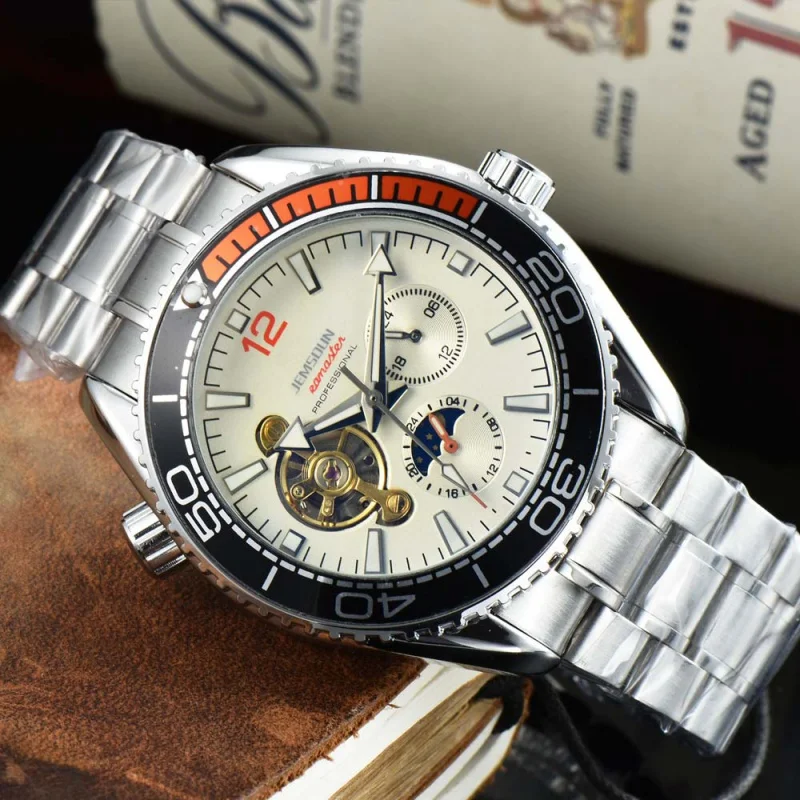 Original Brand Mens Watches Multifunction Tourbillon Steel Waterproof Automatic Mechanical Watch Business Moon Phase Casual s
Original Brand Mens Watches Multifunction Tourbillon Steel Waterproof Automatic Mechanical Watch Business Moon Phase Casual s