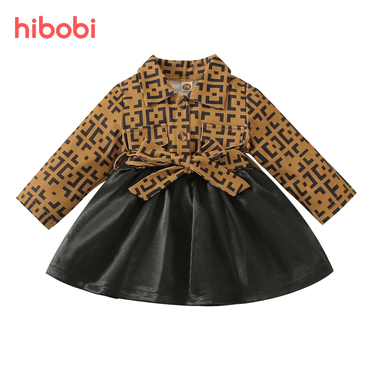 hibobi Baby Girl Dress Knee Length Dresses Long Sleeve Bowknot Decor Dress For Infant Baby Girls Clothes
hibobi Baby Girl Dress Knee Length Dresses Long Sleeve Bowknot Decor Dress For Infant Baby Girls Clothes