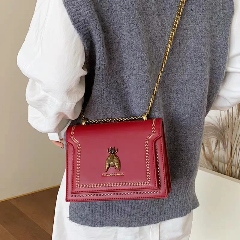 Ladies Chain Handbag Brand Designer Cartoon Decorative Shoulder Bag PU Leather Tote Bags Crossbody Bags for Women Shoulder Bag
Ladies Chain Handbag Brand Designer Cartoon Decorative Shoulder Bag PU Leather Tote Bags Crossbody Bags for Women Shoulder Bag