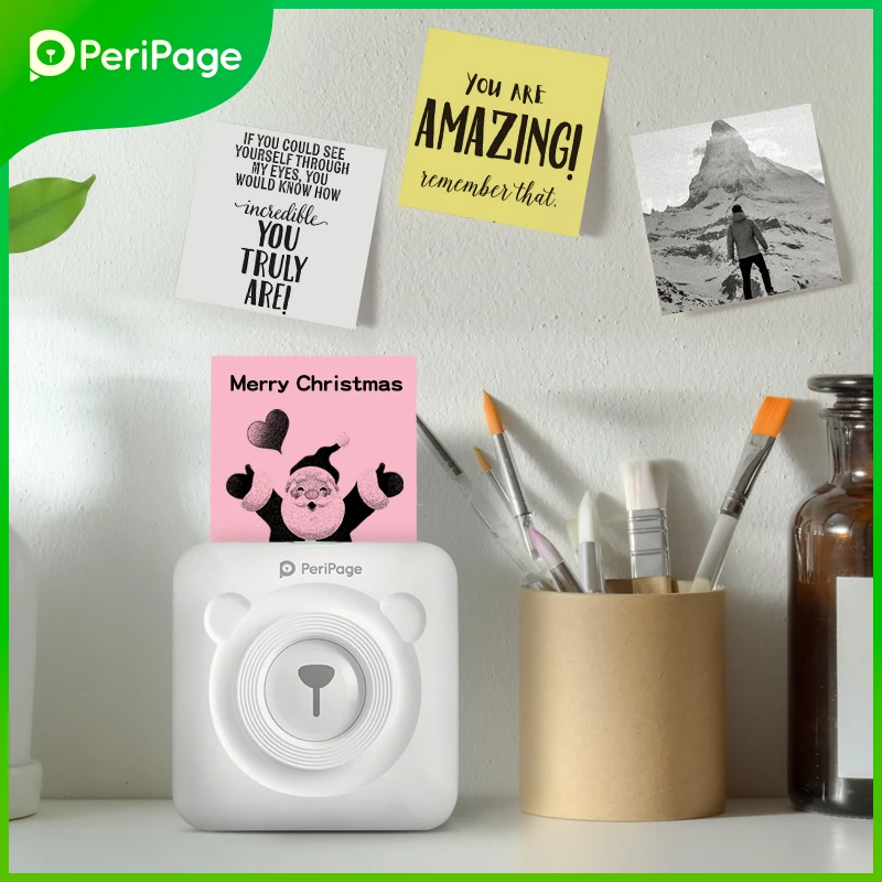 PeriPage Portable Thermal Bluetooth Printer 304dpi Thermal Picture Photo label Mini Printer for Android IOS Mobile Phone A6
PeriPage Portable Thermal Bluetooth Printer 304dpi Thermal Picture Photo label Mini Printer for Android IOS Mobile Phone A6