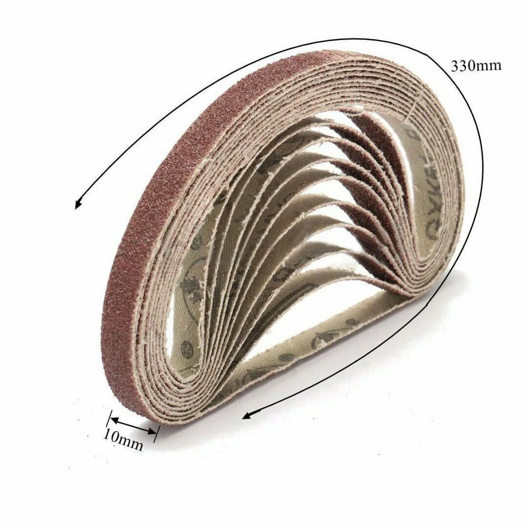 330x10mm Abrasive Belt 50pcs Accessory Belt Fabric For Belt Sanding Machine Parts Replaces Sanding High Quality New
330x10mm Abrasive Belt 50pcs Accessory Belt Fabric For Belt Sanding Machine Parts Replaces Sanding High Quality New