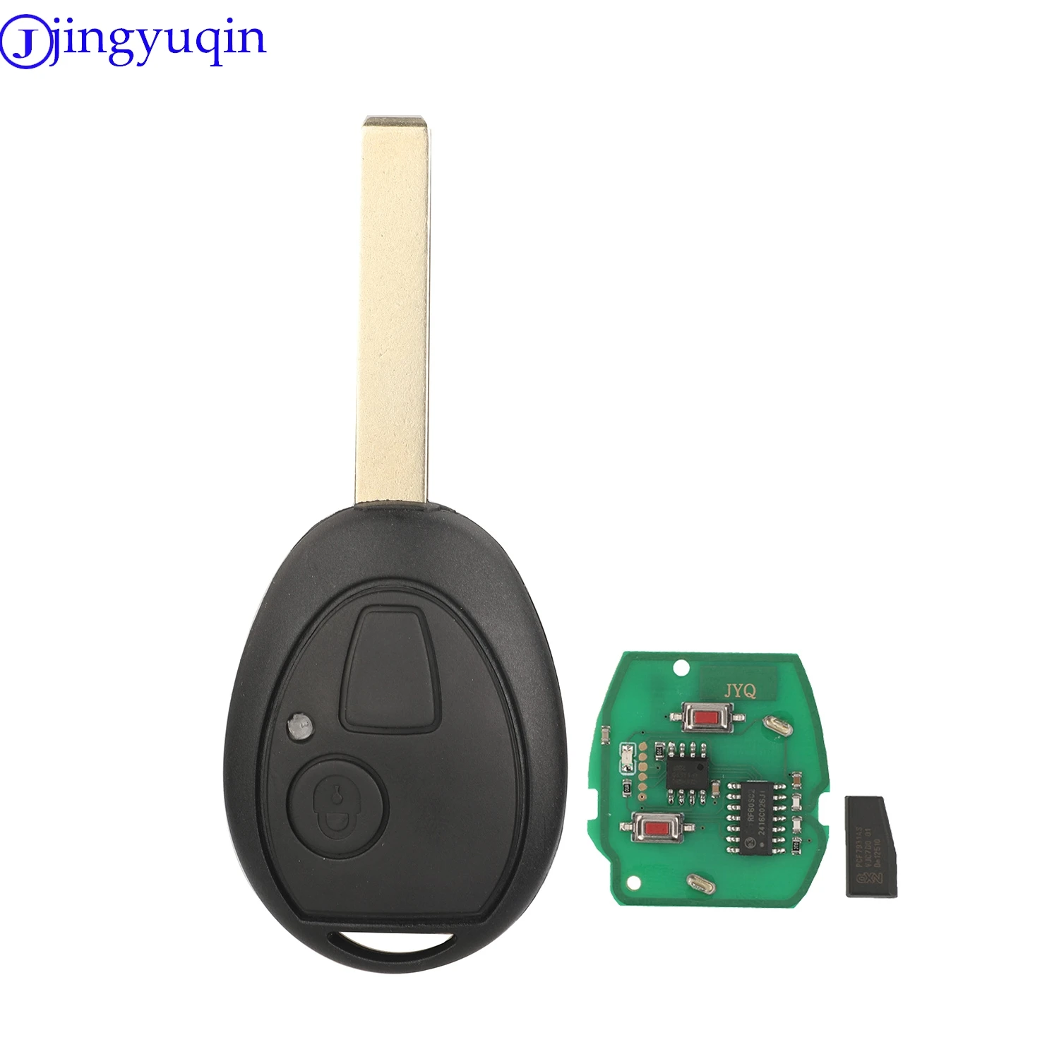 Jingyuqin дистанционный ключ от автомобиля 315/433 МГц PCF7931 для Bmw Mini Cooper R50 2005 для Land Rover 75 MG ZT 2 кнопки
Jingyuqin дистанционный ключ от автомобиля 315/433 МГц PCF7931 для Bmw Mini Cooper R50 2005 для Land Rover 75 MG ZT 2 кнопки