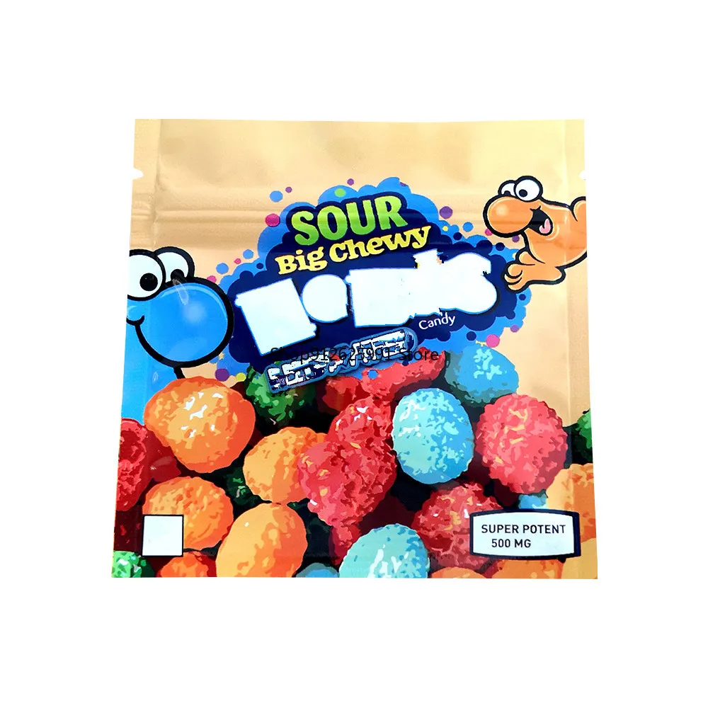 (SOUR BIG CHEWY) NEW Bag Resealable Packaging- ONLY Bag No any food Patch 
(SOUR BIG CHEWY) NEW Bag Resealable Packaging- ONLY Bag No any food Patch