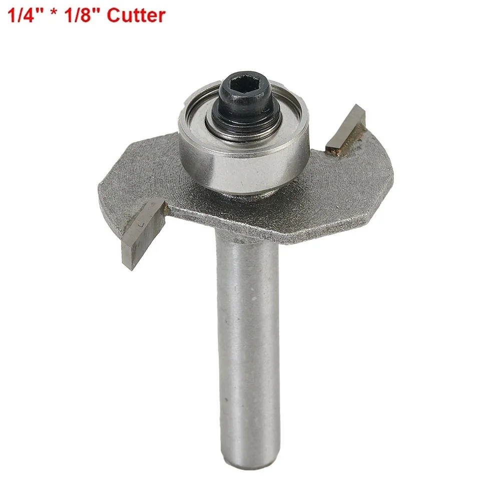 T Slot Router Bit 6.35MM 1/4\" Shank Milling Cutter "T" Type Biscuit Joint Slot Cutter Jointing/Slotting Router Bit Cutter
T Slot Router Bit 6.35MM 1/4\" Shank Milling Cutter "T" Type Biscuit Joint Slot Cutter Jointing/Slotting Router Bit Cutter
